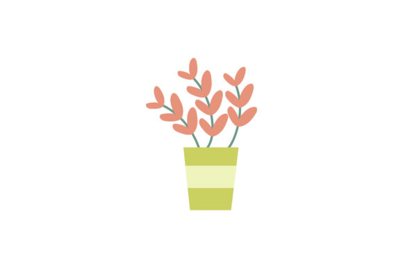 Beauty Flowers Pot Decorative: A Versatile Design for Creative Projects