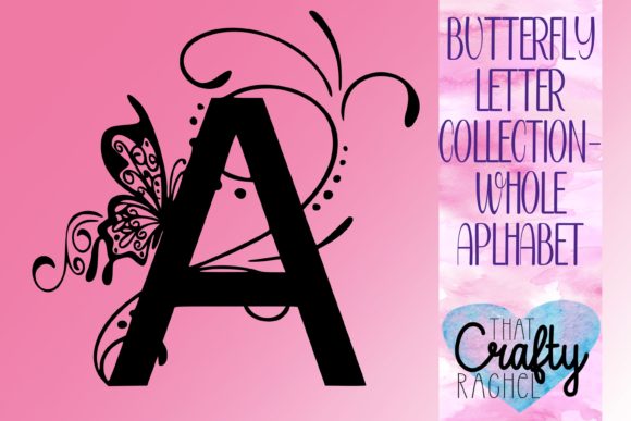 Butterfly Alphabet Decorative Letters