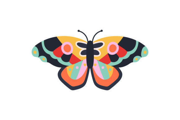 Colorful Decorative Butterfly: A Versatile Design Element for Modern Creations