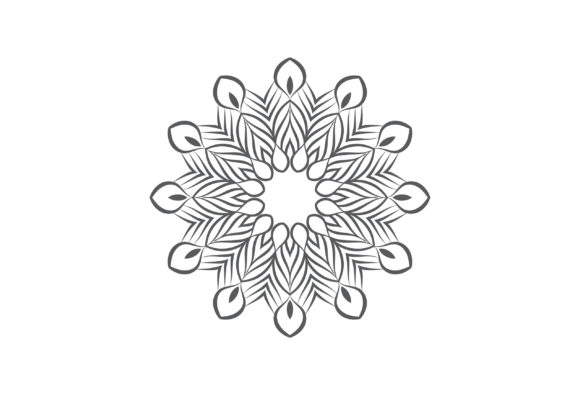 Decorative Elegant Mandala with Ornament: A Versatile Design for Creative Projects