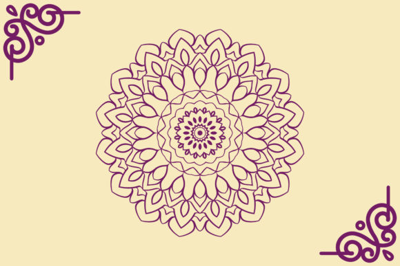 Decorative Flower Mandala Art Design