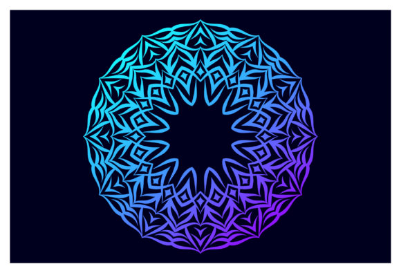 Exploring the Versatility of Outline Mandala Decorative Round Pattern in Design