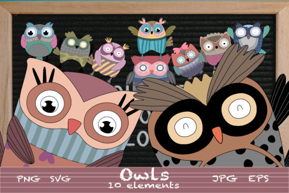Exploring the Versatility of Owls Decorative Pattern Clip Art in Creative Projects