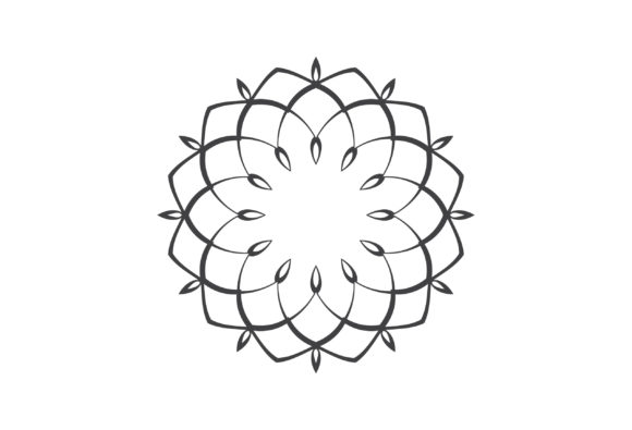 Flower Mandala Decorative Elements: A Versatile Logo and Vector Coaster Design Guide