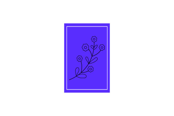 Flowers Card Decorative Design: A Versatile Vector Graphic for Creative Projects