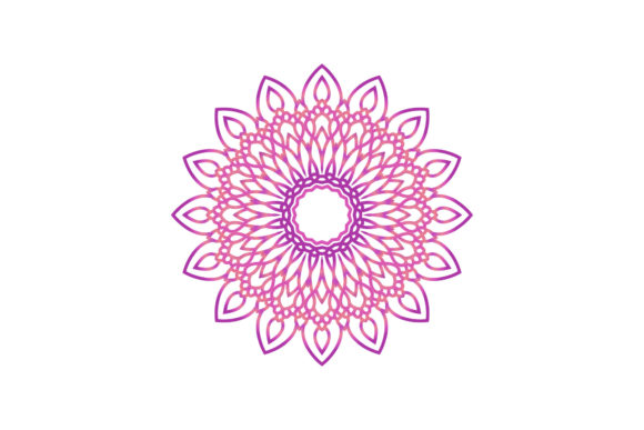 Mandala Decorative Flower Ornament: A Beautiful Addition to Your Creative Projects