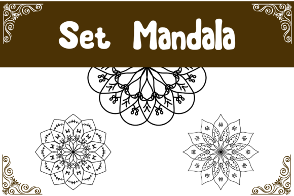 Mandala Decorative Set Circle: A Versatile Design Resource for Creative Projects