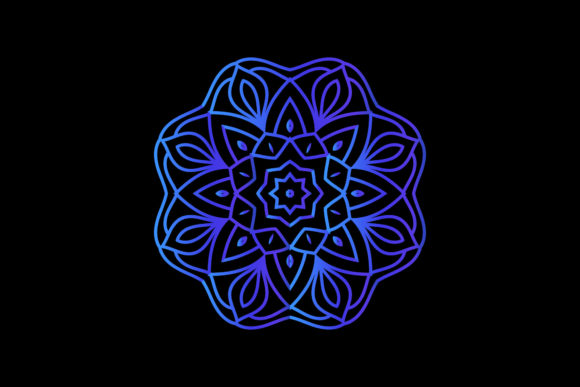 Mandala Gradient Decorative: A Versatile Design for Creative Projects