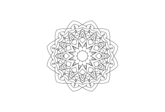 Mandalas Decorative Round Ornaments Logo